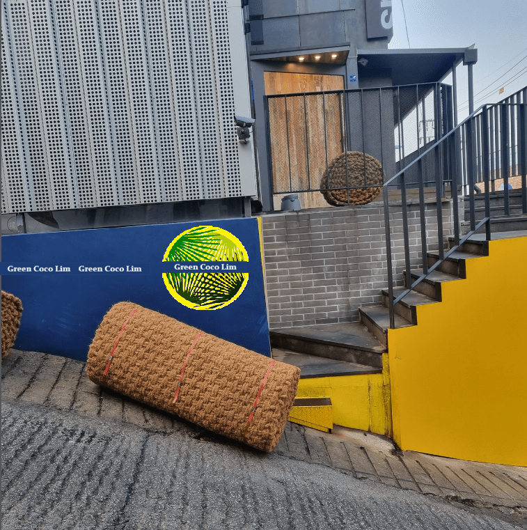 コイヤーマット｜100％天然ココナッツ繊維の屋外床材｜Green Coco Lim&nbsp;factory